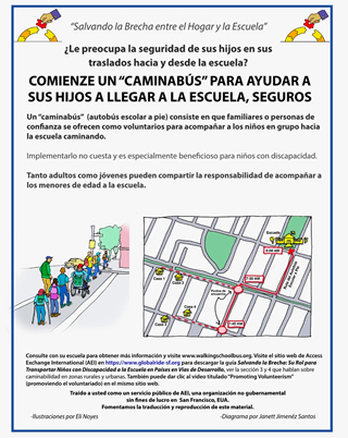 Comienze un Caminab&‌uacute;s para ayudar a sus hijos a llegar a la escuela, seguros